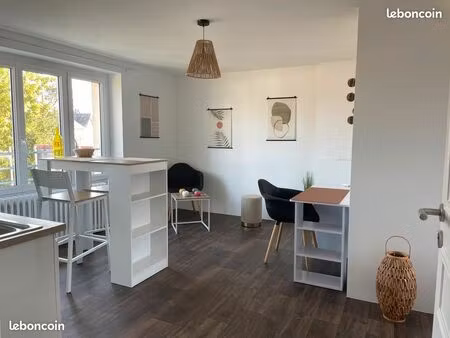 à louer - appartement meublé 2 pièces de 30m2 - centre-ville