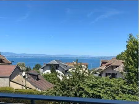superbe appartement vue lac evian