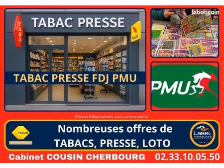 fonds de commerce tabac 45 m²