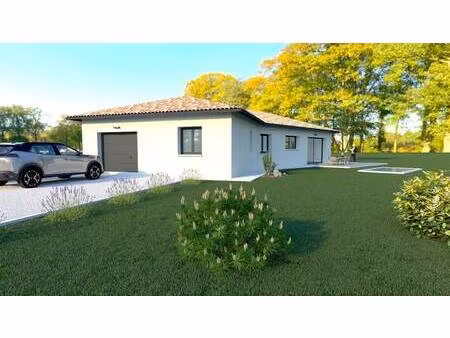 terrain avec maison neuve à vendre