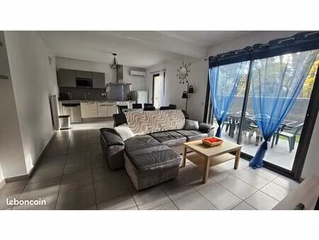 appartement t3 meublé - jardin - porte d'espagne