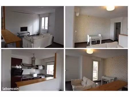 appartement t2 meublé 45 m² – sablon metz  parking + cave + balcon  dispo tout de suite