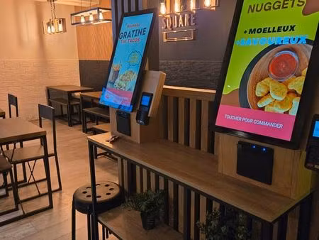 fond de commerce restauration rapide snack fast food kebab