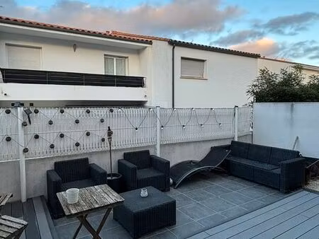 appartement rdc villa meublée avec jardin  parking et cellier – secteur recherché