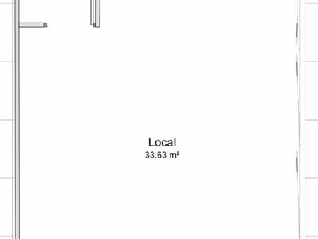 local commercial 37 m²