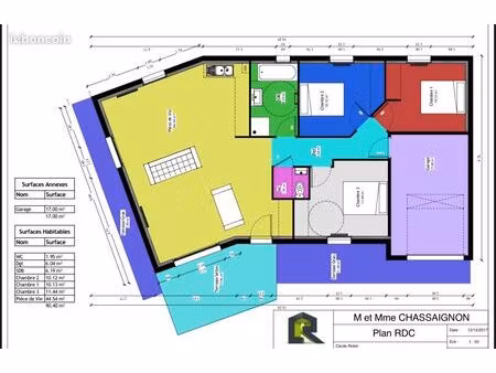 loue maison 4ch 90m² de 2019 avec garage