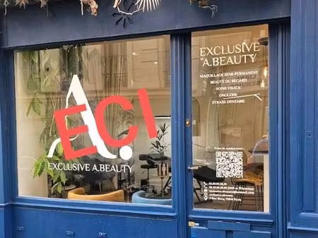 fonds de commerce institut de beauté 25 m²