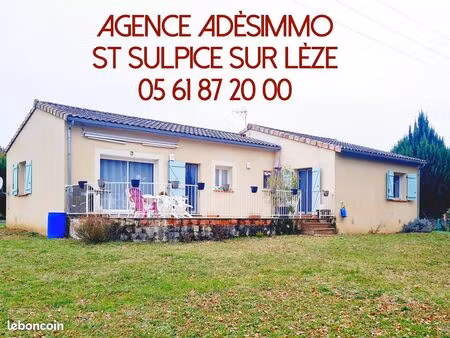 villa t4 de 110 m² avec garage sur 992m²