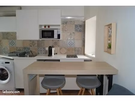 ​?rare beau studio avec grand jardin privatif plein centre du luc