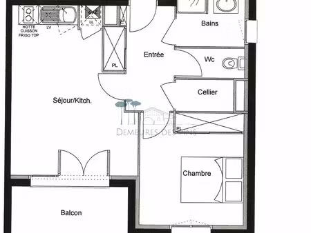 appartement 2 pièces 41 m²