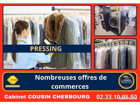 fonds de commerce pressing 80 m²