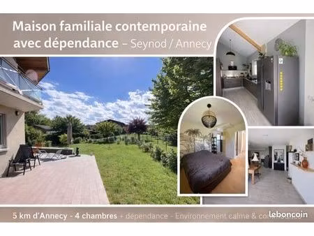 maison contemporaine avec dépendance – calme  confort et proximité d’annecy