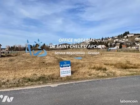 terrain 5460 m² st alban sur limagnole