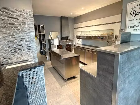 fond de commerce pizzeria four feu de bois