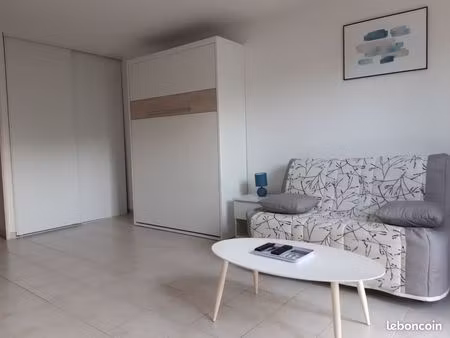 studio 31m² avec cour et parking privatif entre les thermes et la gare