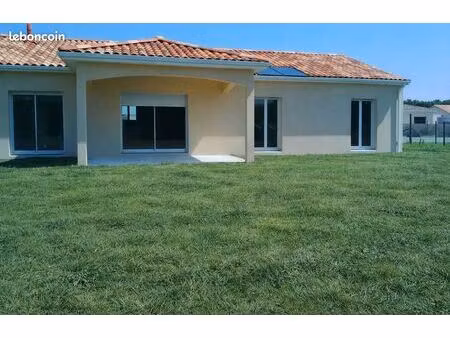 maison plain-pied 110 m² – 4 ch + bureau - dpe a – jardin sud – portes-lès-valence