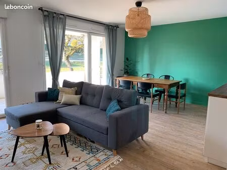 t3 meublé à annecy vieugy - garage  terrasse & chauffage/eau chaude inclus