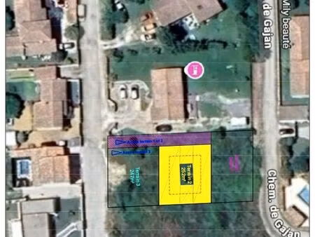 terrain constructible 250 m2