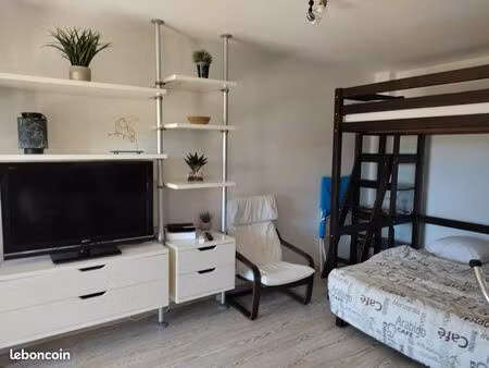 studio 30m² plain-pied  parc arboré  proximité mer