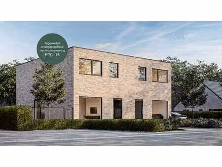 afgewerkte energiepositieve (epc -15) nieuwbouwwoning