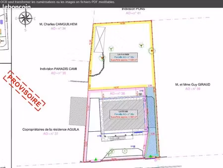 joli terrain à vendre  plat et situé en plein centre-ville  à proximité des écoles et des 