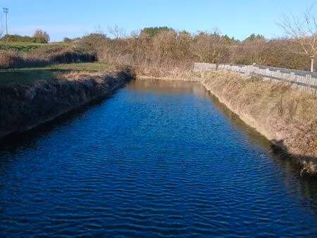 terrain avec étang à vendre