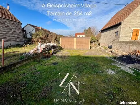 terrain 254 m² geispolsheim
