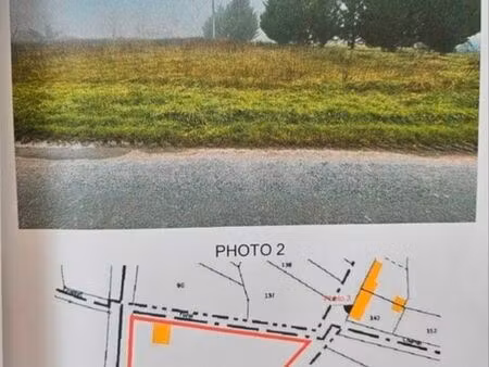 terrain constructible 1597 m2■le terrain et situé a menetou-sur-nahon ■7 km de gièvres ■4 