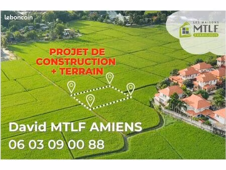 terrain 920 m² proyart