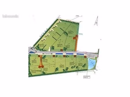 terrain 893 m² le tilleul