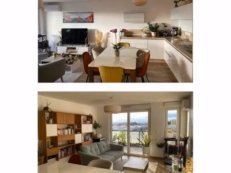 ? bel appartement t3 avec grande terrasse  double parking et climatisation - cœur de l’éco