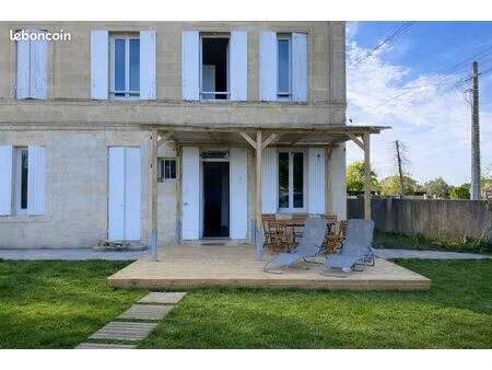 maison en pierre girondine - jardin – garage