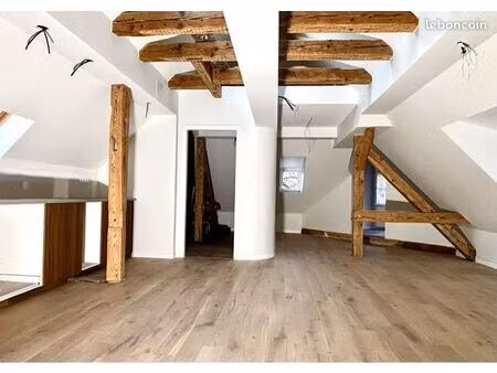 rare au neudorf – 2p sous combles rénové avec tourelle – immeuble d’exception