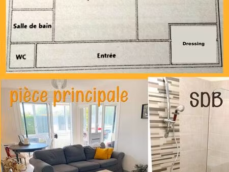 appartement t2 48m² rénové à neuf + meublé - bordeaux cours du médoc - propriétaire direct