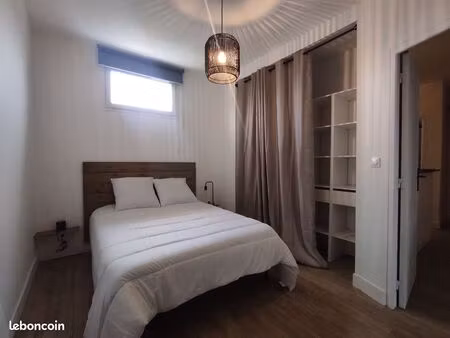 appartement rénové t2 2ème et dernier étage 37m² meublé