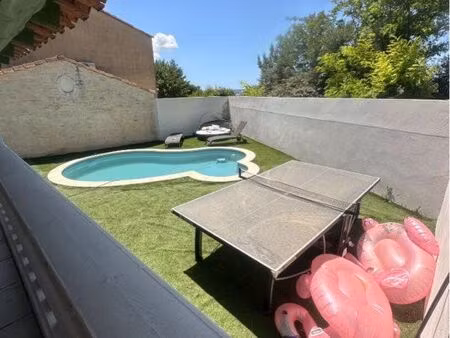 maison individuelle piscine / dépendance / garage aménagé