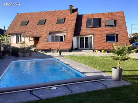 maison à eschau. piscine. geothermie