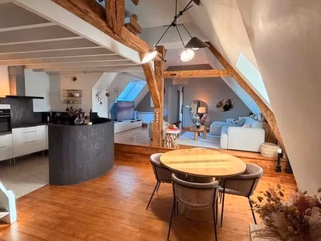 loft poutres apparentes 5 pièces - 148 m2 + garage - ecquevilly 78920