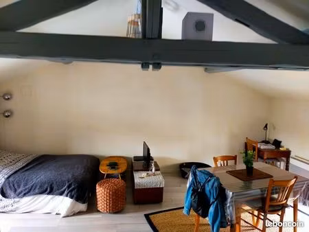 grand studio de 28m2 – non meublé - libre immédiatement