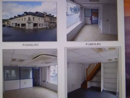 petit immeuble de ville bureaux/commerce avec habitation surface globale env 250m2
