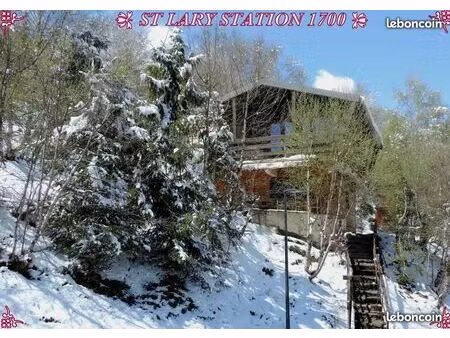 chalet saint-lary-soulan superbe vue sur les montagnes entouré de forêts sans aucun vis à 