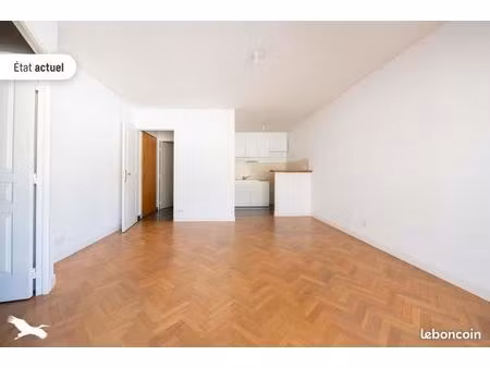 appartement 2 pièces 37 m²