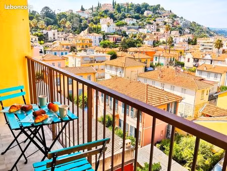à louer – appartement t3 traversant de 58 m² avec balcon – boulevard de la madeleine  nice