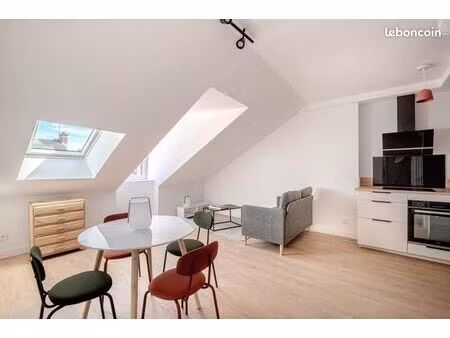 lumineux t2 meublé - 32 m2 - refait à neuf et climatisé