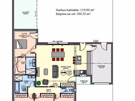 maison 5 pièces 119 m²