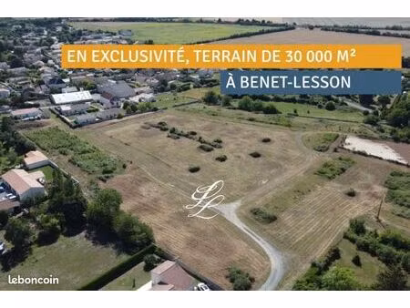 terrain 30 117 m² benet