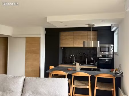 apparemment t2 rénové de 47m2 meublé