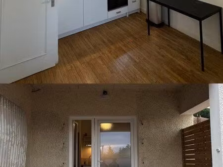 studio 35m2-équipé-terrasse-parking