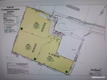 vends terrain viabilisé