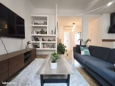 t3 meublé rénové – 53 m² – ascenseur – quartier paradis/vauban